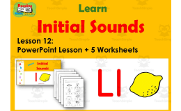 Letter L: PowerPoint and Worksheets: Lesson 12