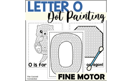 Letter O Dot Painting