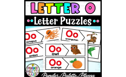 Letter O Puzzles - Beginning Sound