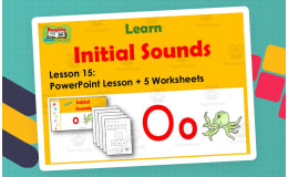 Letter O Worksheets + PowerPoint Lesson: Beginning Sounds Lesson 15