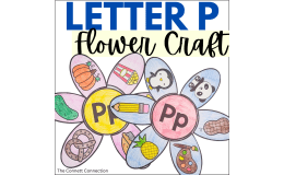 Letter P Flower Craft