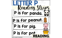 Letter P Reading Strips