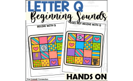 Letter Q Beginning Sound Sort