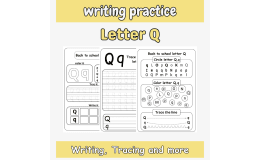 letter q worksheets for preschool - letter q tracing worksheet