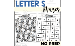 Letter S Mazes