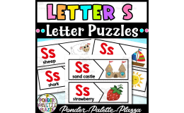 Letter S Puzzles - Letter S Beginning Sound