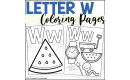 Letter W Coloring Pages
