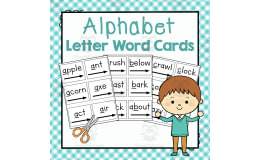 Letter Word Cards | Letter of the Week Activity Book