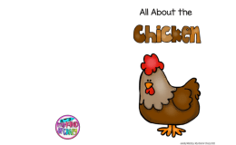 Life Cycle of a Chicken Adapted Book, Printable, Color and BW, Special Ed