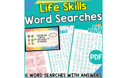 Life Skills Word Searches (PDF)