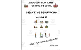 Literacy worksheets : Negative behaviors vol 2