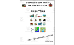 Literacy Worksheets: pollution