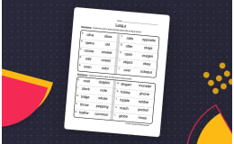 Long O Worksheet