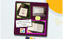 Long Term Sub + Maternity Leave Planning Template