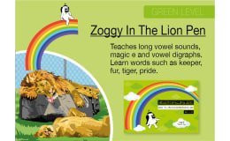 Long Vowel Sounds, Magic E And Vowel Digraphs: Zoggy In The Lion Pen