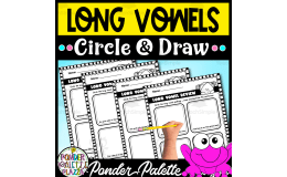 Long Vowels Activity - Circle and Draw