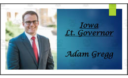 Lt. Governor Adam Gregg (IA) Biography PowerPoint