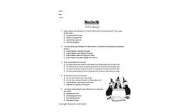Macbeth Act 1 Quiz