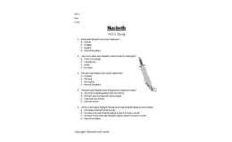 Macbeth Act 2 Quiz