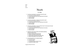 Macbeth Act 4 Quiz