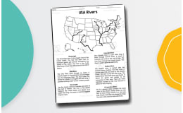 Major US Rivers – Grade 3 Reading Packet