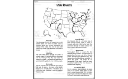 Major US Rivers – Grade 3 Reading Packet