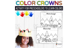 Make Your Own Color Crowns: A Colorful Crown Craft for Toddlers