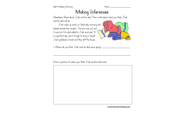 Making Inferences Worksheet – Reading Practice