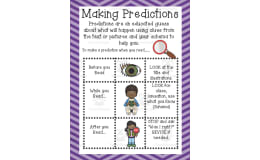 Making Predictions Anchor Chart – 4-Chart Set