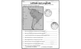 Map & Globe Skills – Grades 6-8 Reading Packet