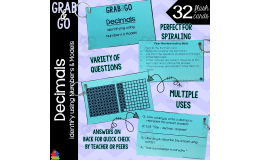 Math Flash Cards | Decimals