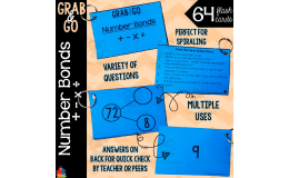 Math Flash Cards | Number Bonds