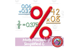 Math Practice Simplified G - Decimals & Percents