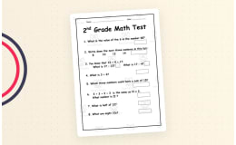 Math Test: Grade 2