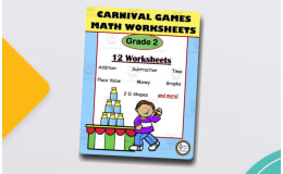 Math Worksheets: Carnival Games for Grade 2