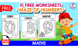 MAZE OF NUMBERS 0-9 | FREE RESOURCE