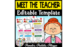 Meet the Teacher - Editable Template