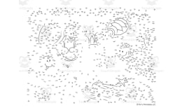 Mermaid Dot-to-Dot PDF