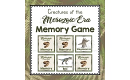 Mesozoic Creatures Memory Game