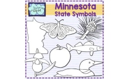 Minnesota State Symbols Clip Art