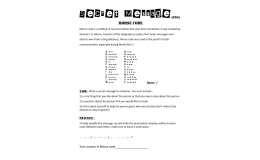 Morse Code Game – Secret Message Activity