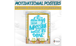 Motivational Poster: Positive Classroom Quote