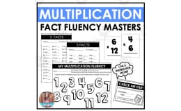 Multiplication Masters: Fact Fluency Practice Pack