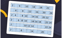 Multiplication Maths Facts | Strip Lines 2H