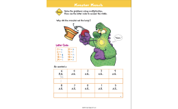 Multiplication Review Printable Workbook