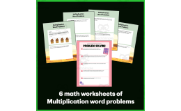 Multiplication Word Problems for 3rd Grade