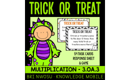 Multiplication Word Problems - Trick or Treat - 3.OA.3