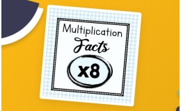 Multiply by 8 Worksheets with Answer Keys