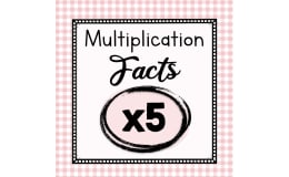 Multiply by Five Worksheets | Multiplication Facts | 5 Times Tables
