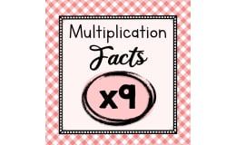 Multiply by Nine Worksheets | Multiplication Facts | 9 Times Tables